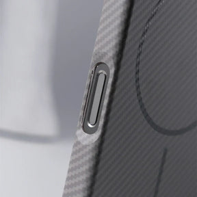 Textured Carbon Fiber iPhone Case with MagSafe Charging