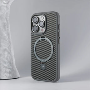 iPhone Case in Carbon Fiber Anti-Impact with MagSafe Charging