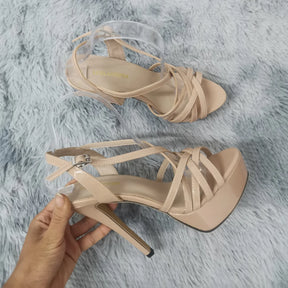 Scarlet Luxe Heels