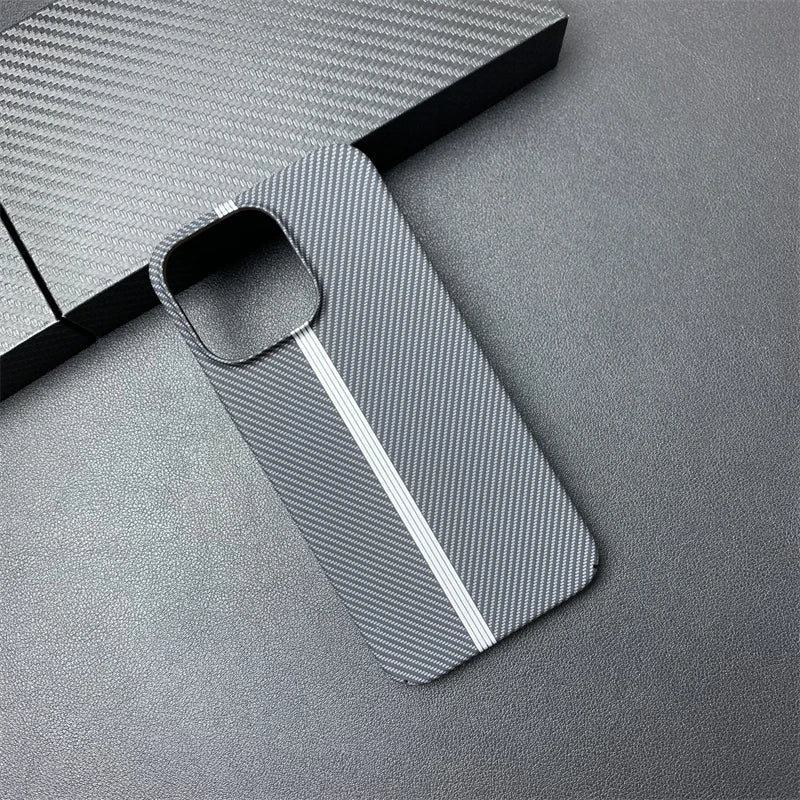 Minimalist Carbon Fiber Prime iPhone Case