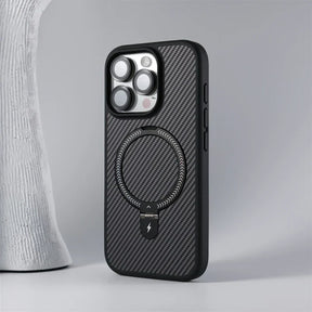 iPhone Case in Carbon Fiber Anti-Impact with MagSafe Charging