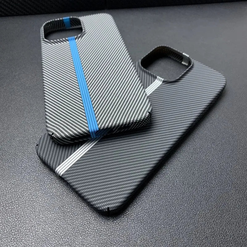 Minimalist Carbon Fiber Prime iPhone Case