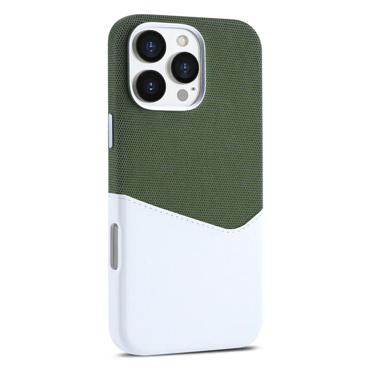 Minimalist Fabric and Leather iPhone Case