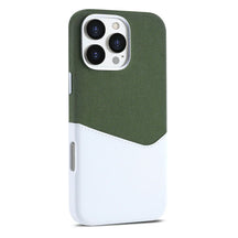 Minimalist Fabric and Leather iPhone Case