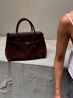 Comelia™ Suede Bag – Autumn Elegance with Everyday Practicality
