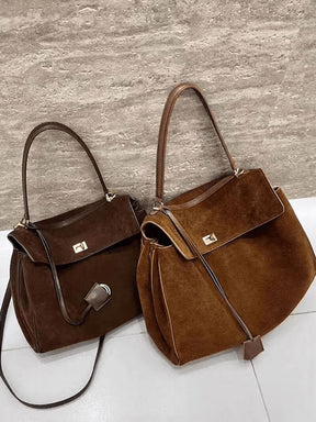 Roveo™ Suede Bag – Timeless Elegance with Versatile Charm