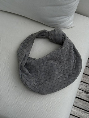 Aurelia™ Woven Suede Bag – Soft Sophistication with Distinctive Charm