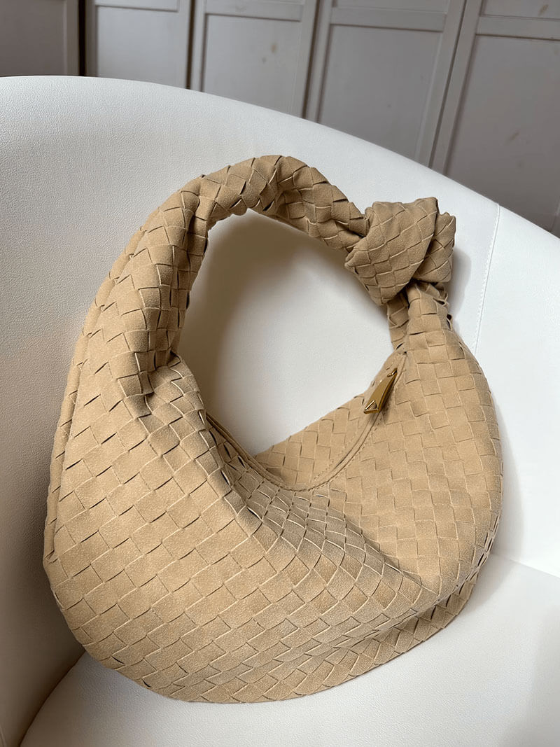 Aurelia™ Woven Suede Bag – Soft Sophistication with Distinctive Charm