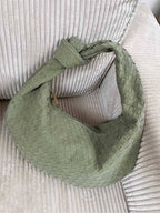 Aurelia™ Woven Suede Bag – Soft Sophistication with Distinctive Charm