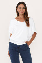 White Maui Tee