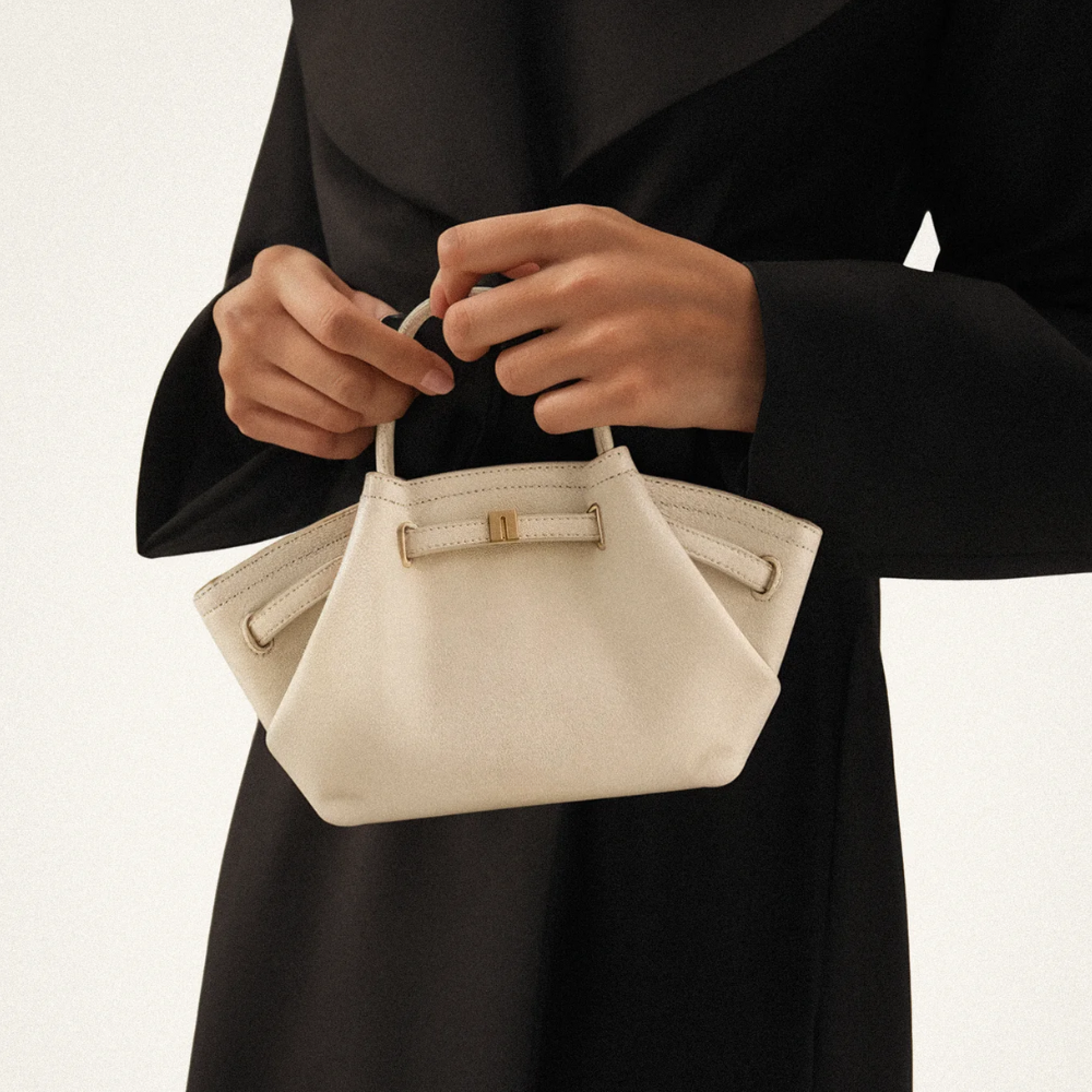 Henna™ Mini Suede Tote – Chic Structure with Timeless Appeal