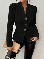 Naomi | Sculpted Button Jacket