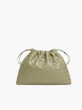 Woven Whisper™ Pouch Bag – Minimalist Elegance with Modern Versatility