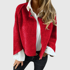Elise | Short coat with elegant flared sleeves