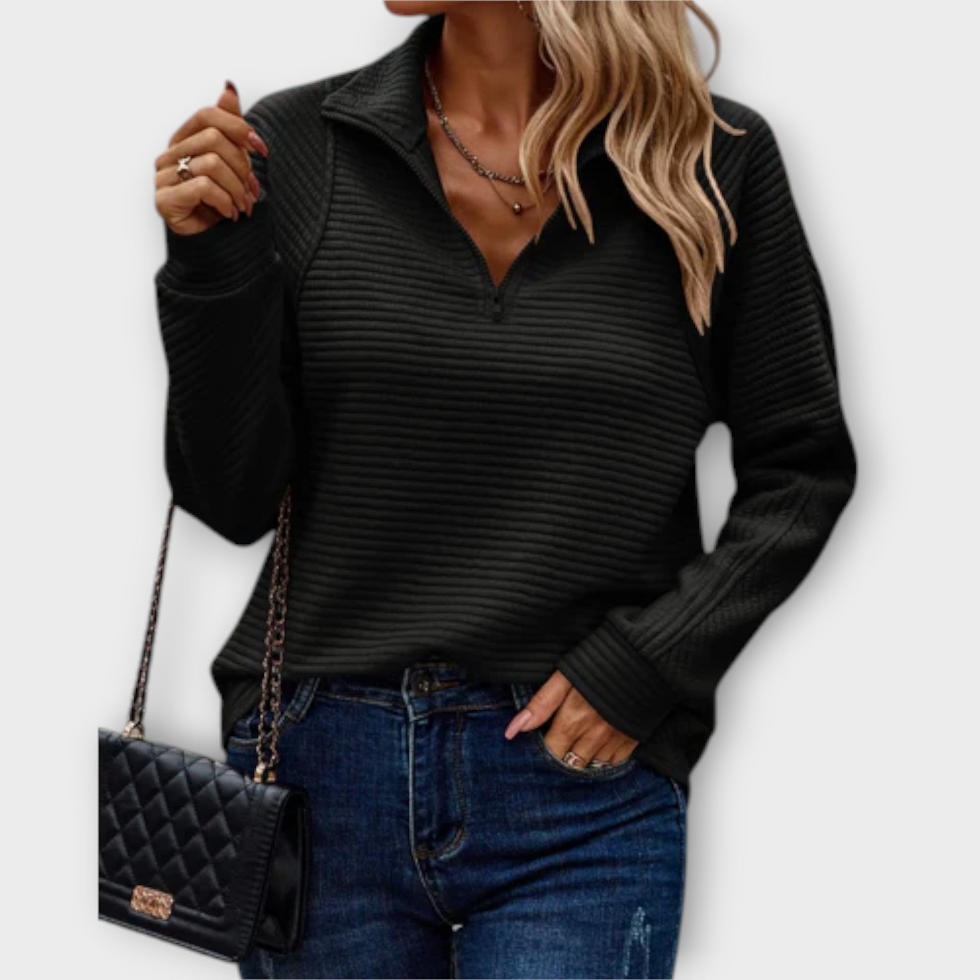 Vilja - Half-zip sweater
