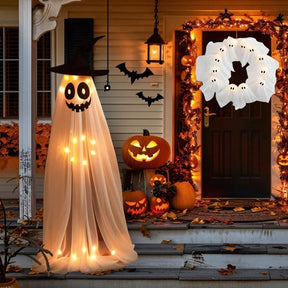 Spooky Halloween Glow Wreath