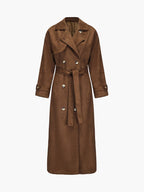 Molly | Kunstwildleder Trenchcoat