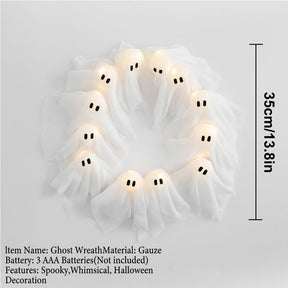 Spooky Halloween Glow Wreath