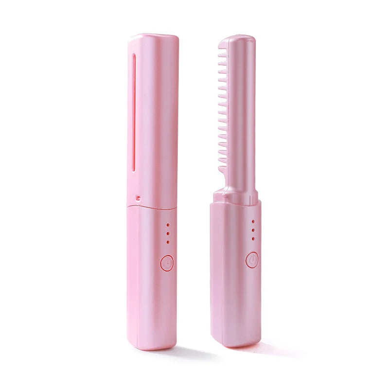 Mini Hair Straightener Comb – Style anytime, anywherev