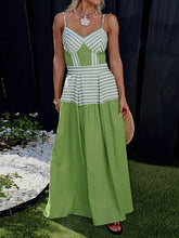 Luna Patchwork Maxi Dress – Backless Summer Elegance