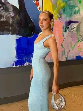 Tossy Sequin Maxi Dress – Sparkle with Elegance at Every Event