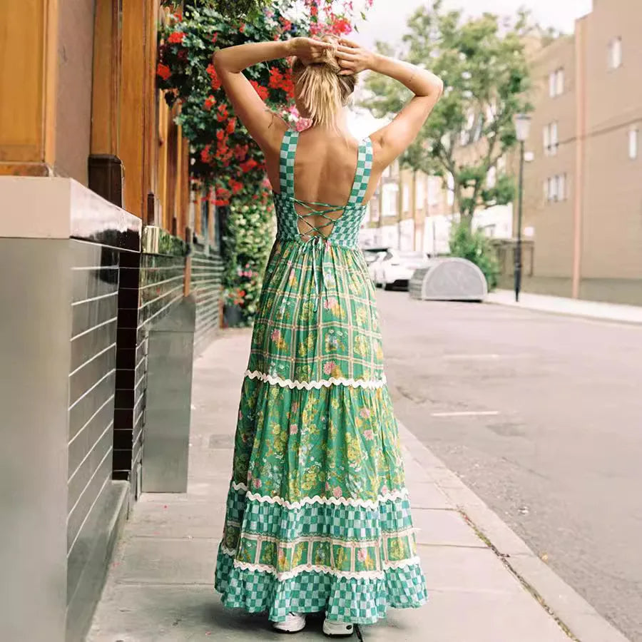 Amara Tiered Lace Sundress