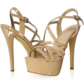 Scarlet Luxe Heels