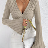 Aria Striped Knit Top