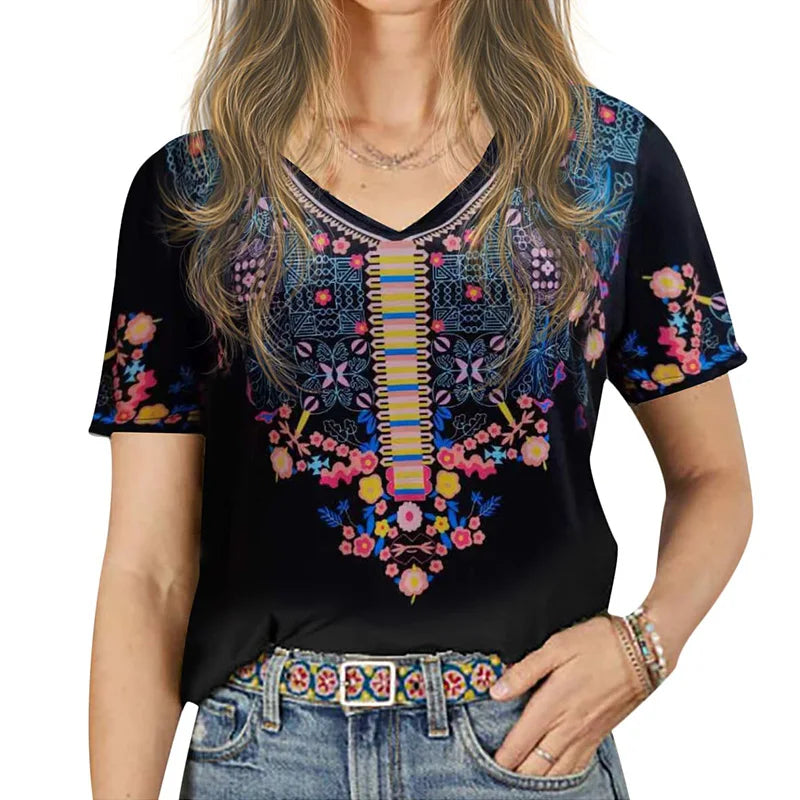 Flora Flow Vintage Tee