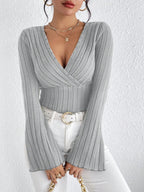 Aria Striped Knit Top