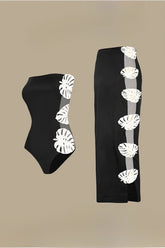 Cutout Strapless Swimsuit