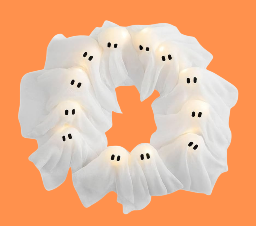 Spooky Halloween Glow Wreath