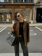 Rozalina Suede Blazer