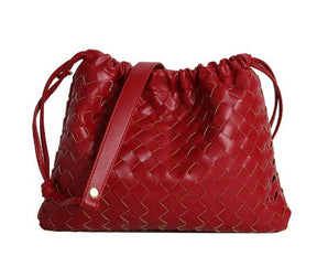 Woven Whisper™ Pouch Bag – Minimalist Elegance with Modern Versatility