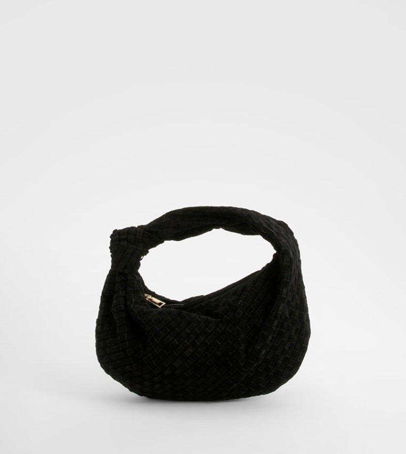 Aurelia™ Woven Suede Bag – Soft Sophistication with Distinctive Charm