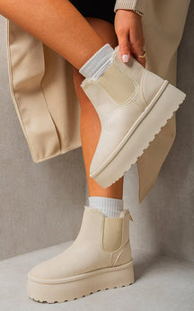 CozyLift™ Platform Boots – Supportive Warmth for Sensitive Feet