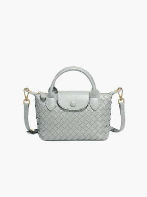 Mia™ Woven Pouch – Compact Elegance with Seasonal Charm