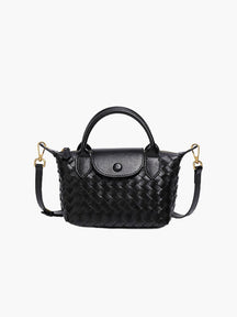 Mia™ Woven Pouch – Compact Elegance with Seasonal Charm