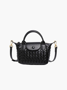 Mia™ Woven Pouch – Compact Elegance with Seasonal Charm