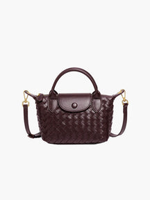 Mia™ Woven Pouch – Compact Elegance with Seasonal Charm
