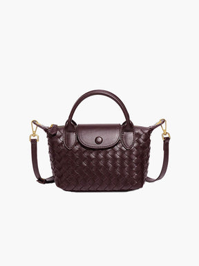 Mia™ Woven Pouch – Compact Elegance with Seasonal Charm