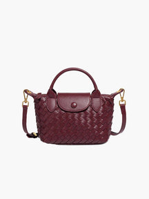 Mia™ Woven Pouch – Compact Elegance with Seasonal Charm