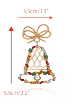 Jingle Bells Diamante Drop Earrings