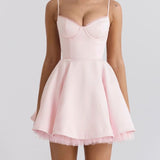 Ballerina Pink Tulle Mini Dress