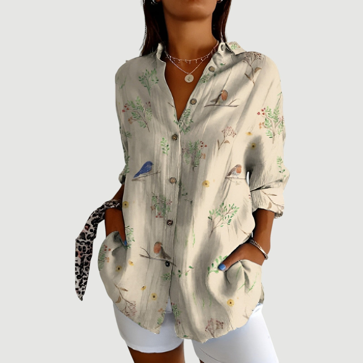 Ronja™ | Artistic Bloom Bluse
