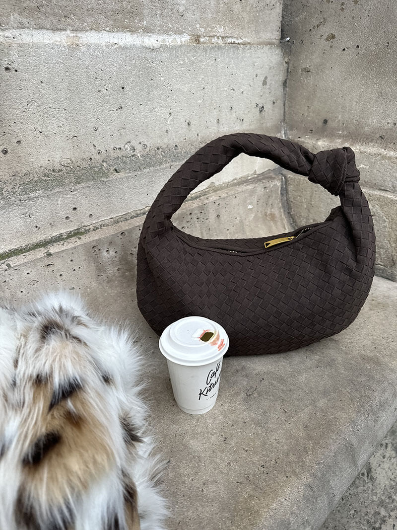 Aurelia™ Woven Suede Bag – Soft Sophistication with Distinctive Charm